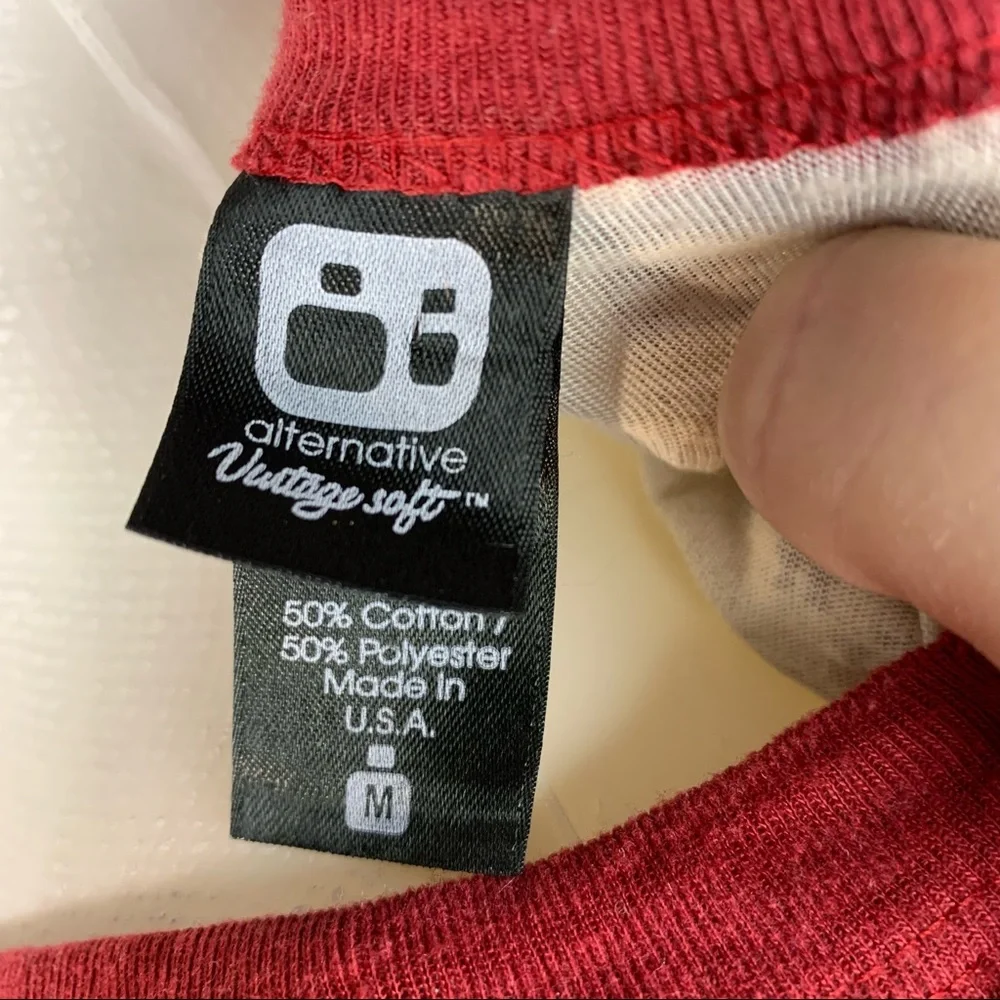 Santa Claus is Coming to town boutique bling burn out baseball tee medium - Picture 7 of 15